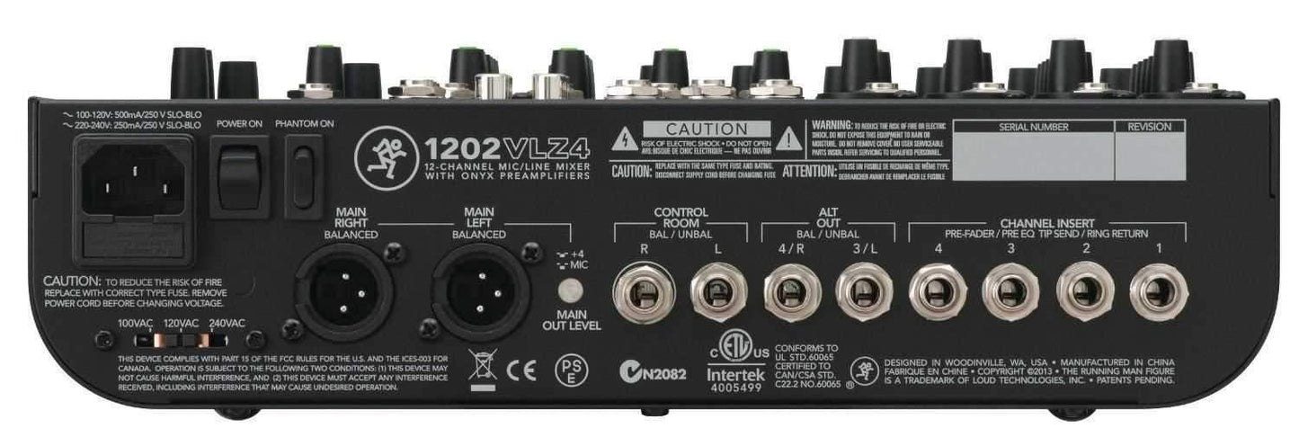 Mackie 1202VLZ4 12-Channel PA Mixer