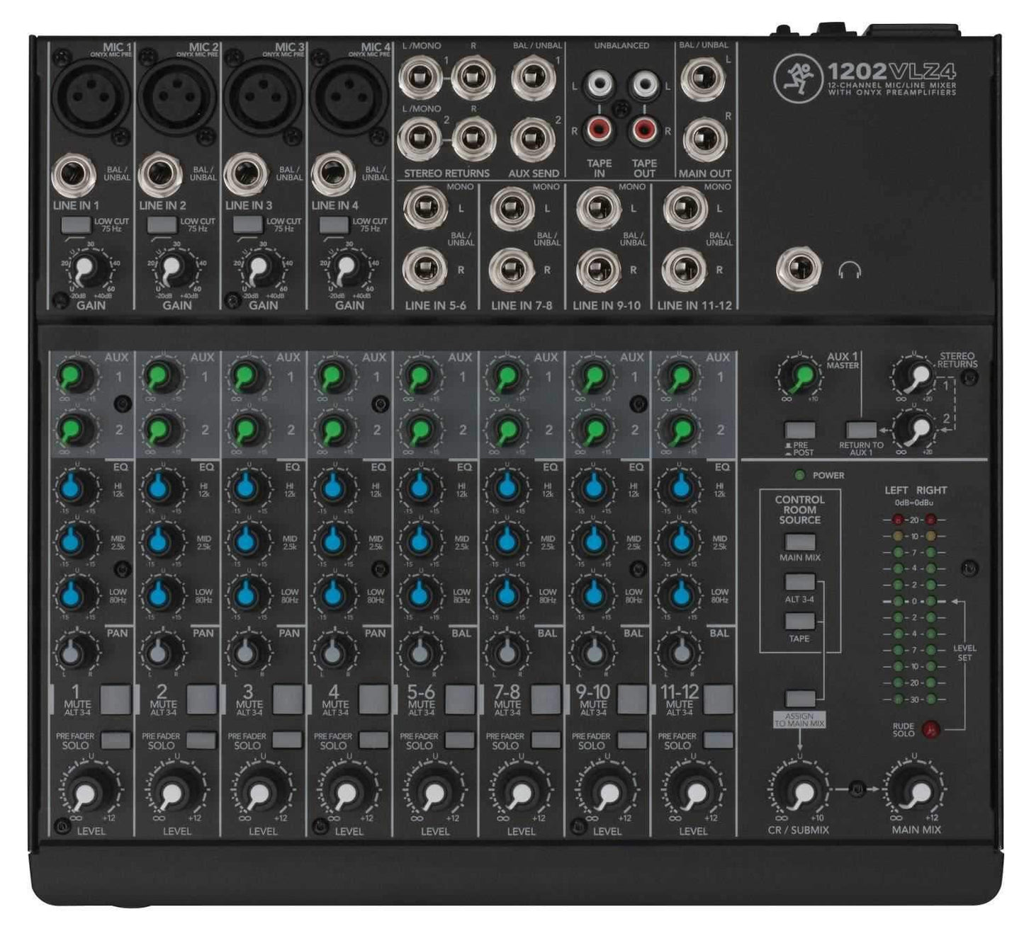 Mackie 1202VLZ4 12-Channel PA Mixer