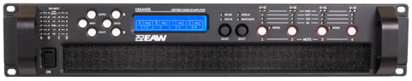 EAW 2050000 UXA4406 1500-Watt per Channel 4-Channel Professional Amplifier