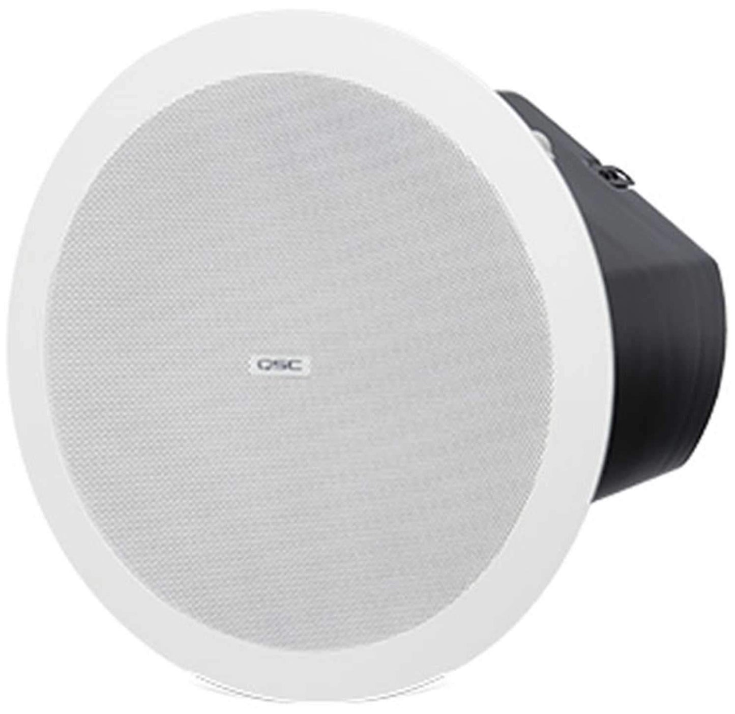 QSC AD-C6T-WH 6-Inch Two-way Ceiling Speaker White