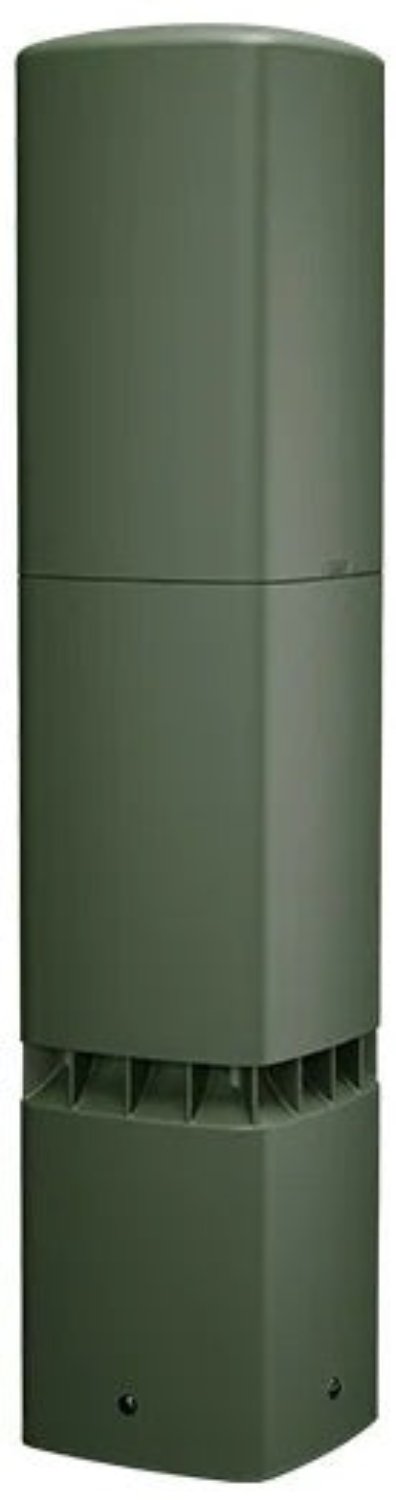 Q-SYS AD-DWL.SUB Dual 5.25-Inch Direct Landscape Bollard 70/100-Volt Subwoofer - Green
