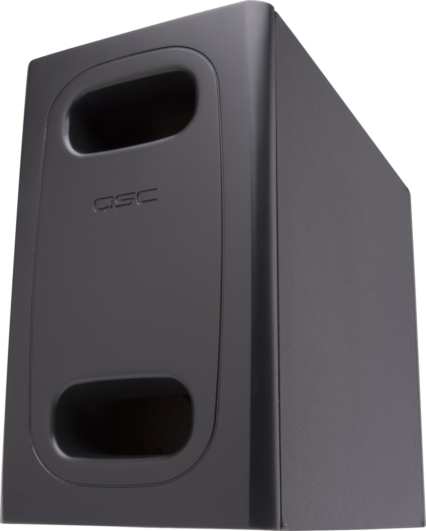 Q-SYS AD-S.SUB-BK 6.5-inch Dual Voice-Coil Surface Subwoofer for 4 Satellite Speakers - Black