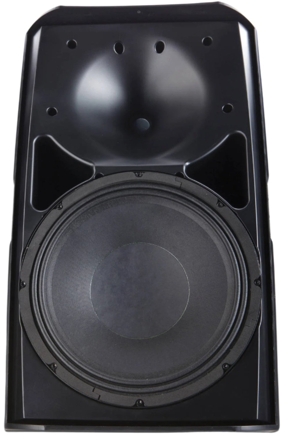 Q-SYS AD-S12-BK 12-inch 2-Way Surface Speaker with 75-degree Conical DMT Coverage - Black