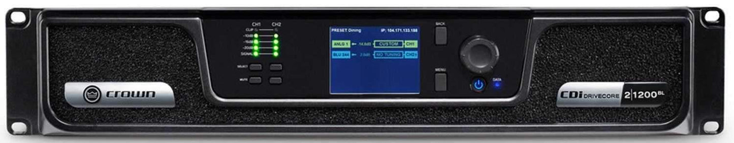 Crown CDi DriveCore 2-Channel 1200W Power Amplifier with BLU Link