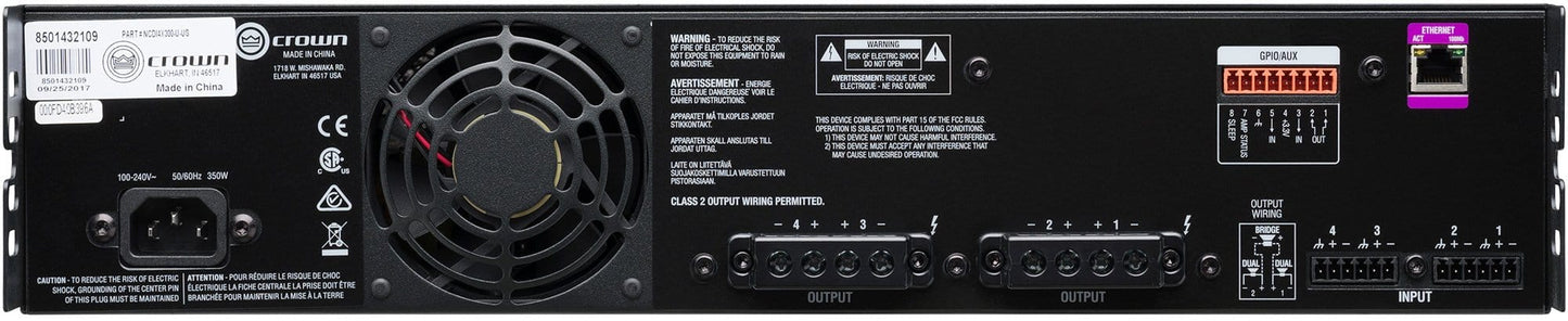 Crown CDi4x300 4-Channel 300-Watt Power Amplifier