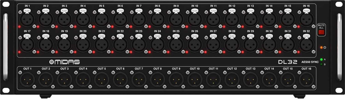 Midas DL32 32-Input 16-Output Digital Stage Box