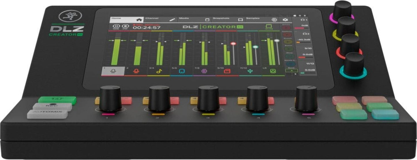 Mackie DLZ Creator XS Compact Adaptive Digital Mixer for Podcasting and Streaming with Mix Agent