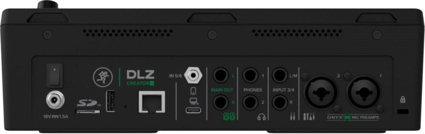 Mackie DLZ Creator XS Compact Adaptive Digital Mixer for Podcasting and Streaming with Mix Agent