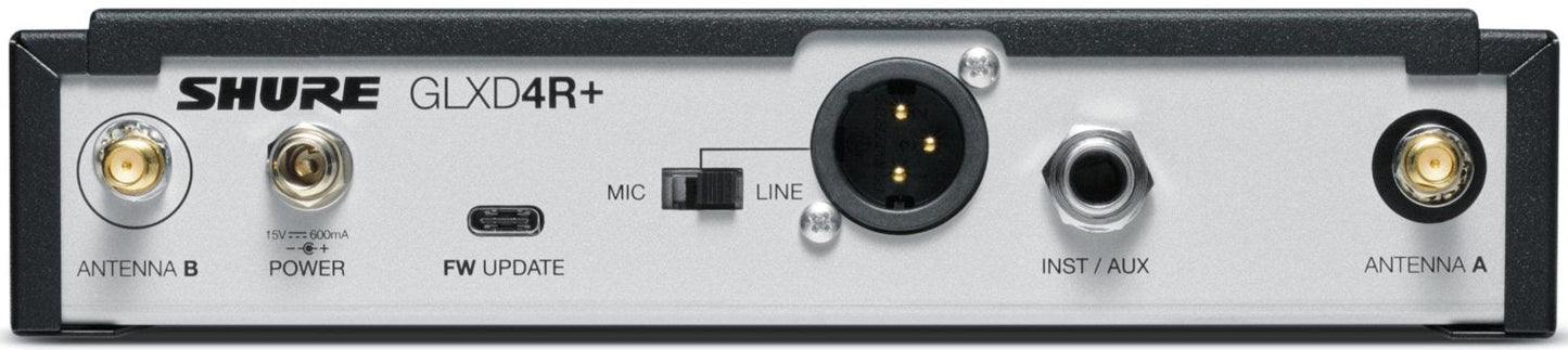 Shure GLXD24R Plus Vocal System with SM58 Handheld Microphone