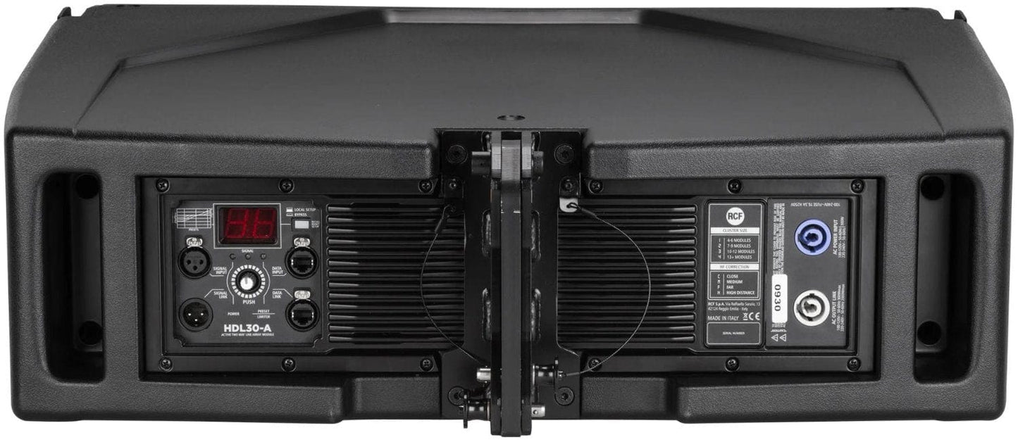 RCF HDL 30-A Active 10 Inch 2-Way Line Array Speaker - Black