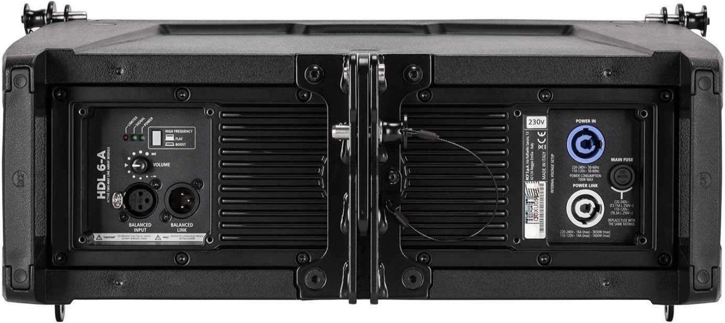RCF HDL6-A 1400W 2-Way Powered Line Array Module