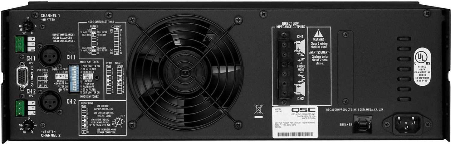 QSC ISA750 450W 8 Ohms Power Amplifier