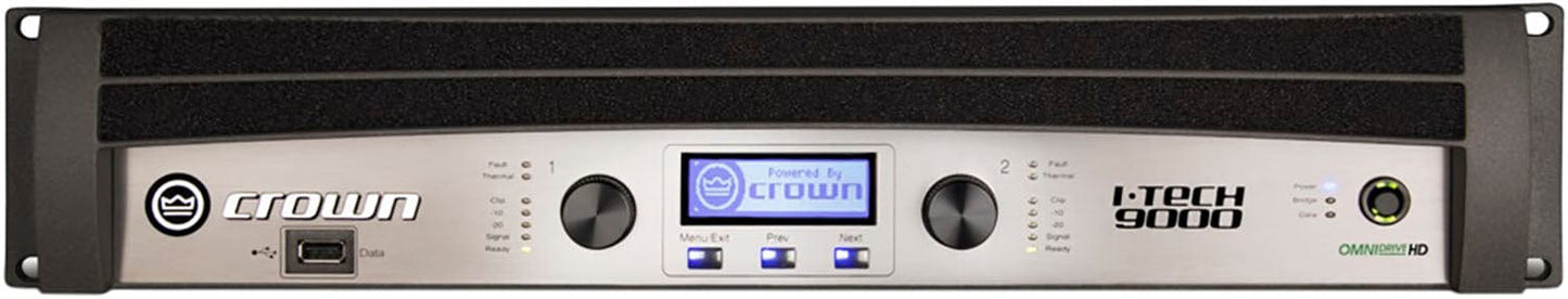 Crown IT9000HD 2 Channel 3500 Watt 4 Ohm Power Amplifier