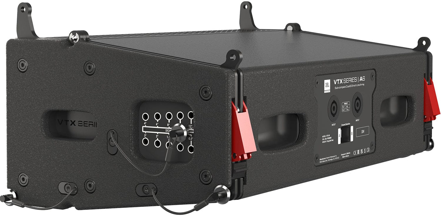 JBL VTX A6 Sub-Compact Dual 6.5-Inch Line Array Speaker 2-Way 110-Degrees