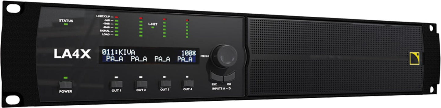 L-Acoustics LA4X Amplified Controller with PFC 4x1000-Watt 8-Ohms