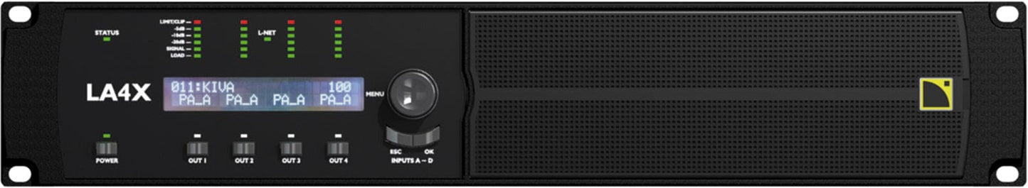 L-Acoustics LA4X Amplified Controller with PFC 4x1000-Watt 8-Ohms