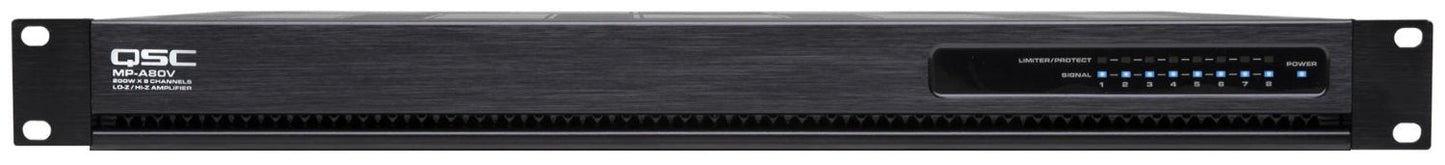 Q-SYS MP-A80V 1600-Watt - 8x 200-Watt - Flexamp Technology Amplifier