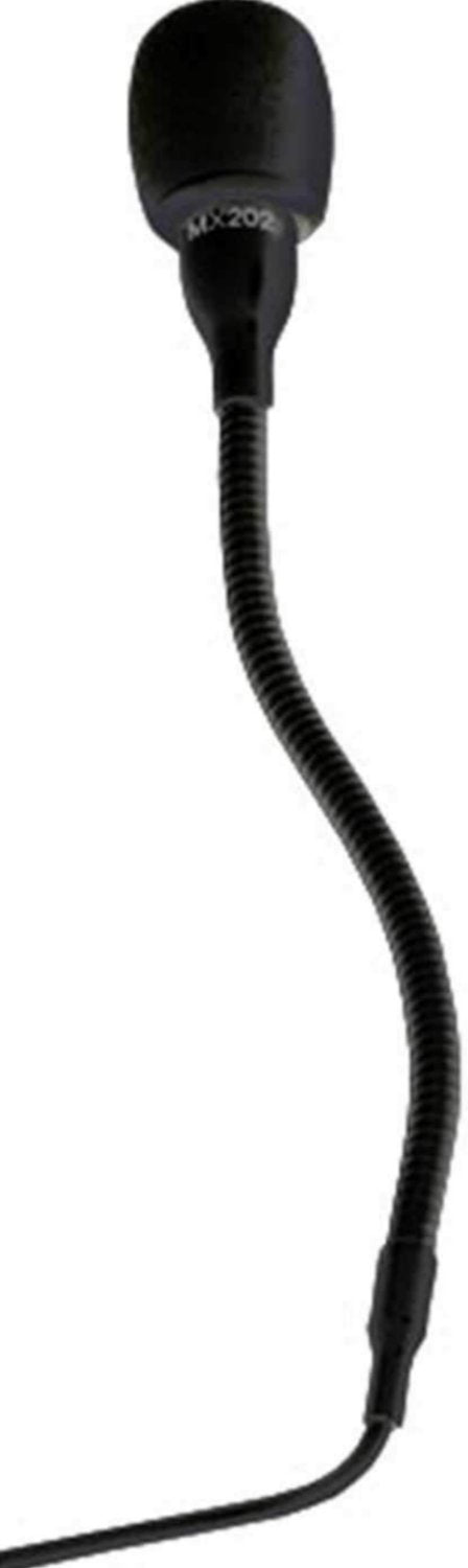 Shure MX202BC Overhead Mic In Line Preamp Black