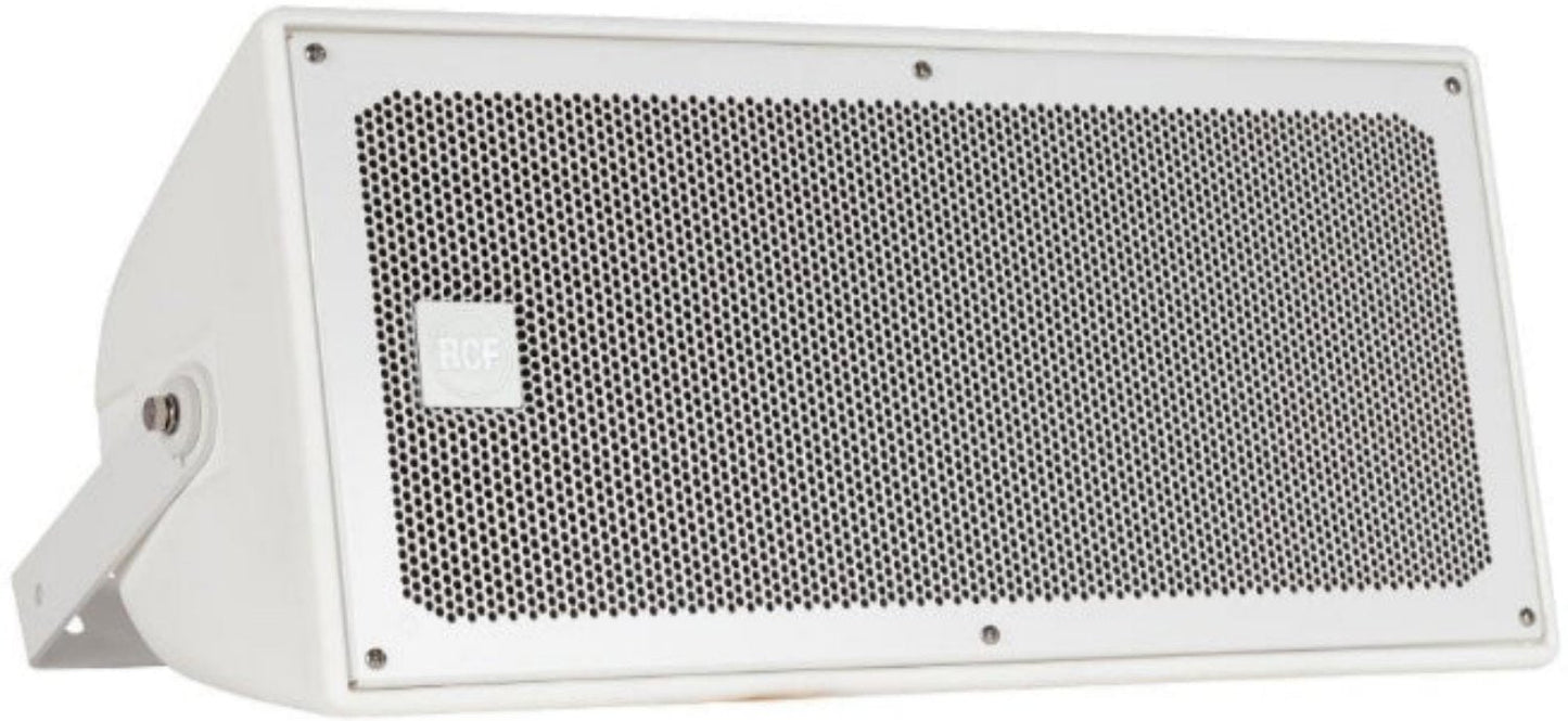 RCF P 1108T W Passive 8 Inch 2-Way Outdoor Weatherproof Speaker - 100 W RMS - White