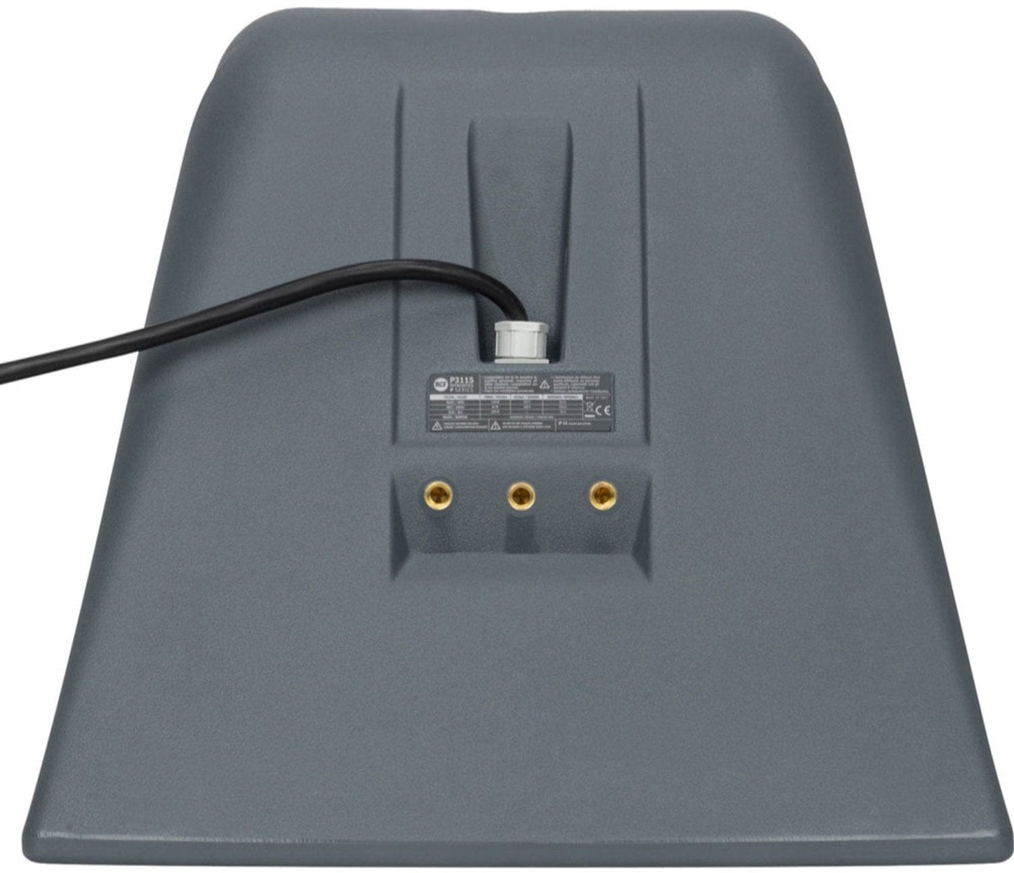 RCF P 3115T Passive 15 Inch 2-Way Coaxial Weatherproof Speaker - 300 Watt RMS - Grey