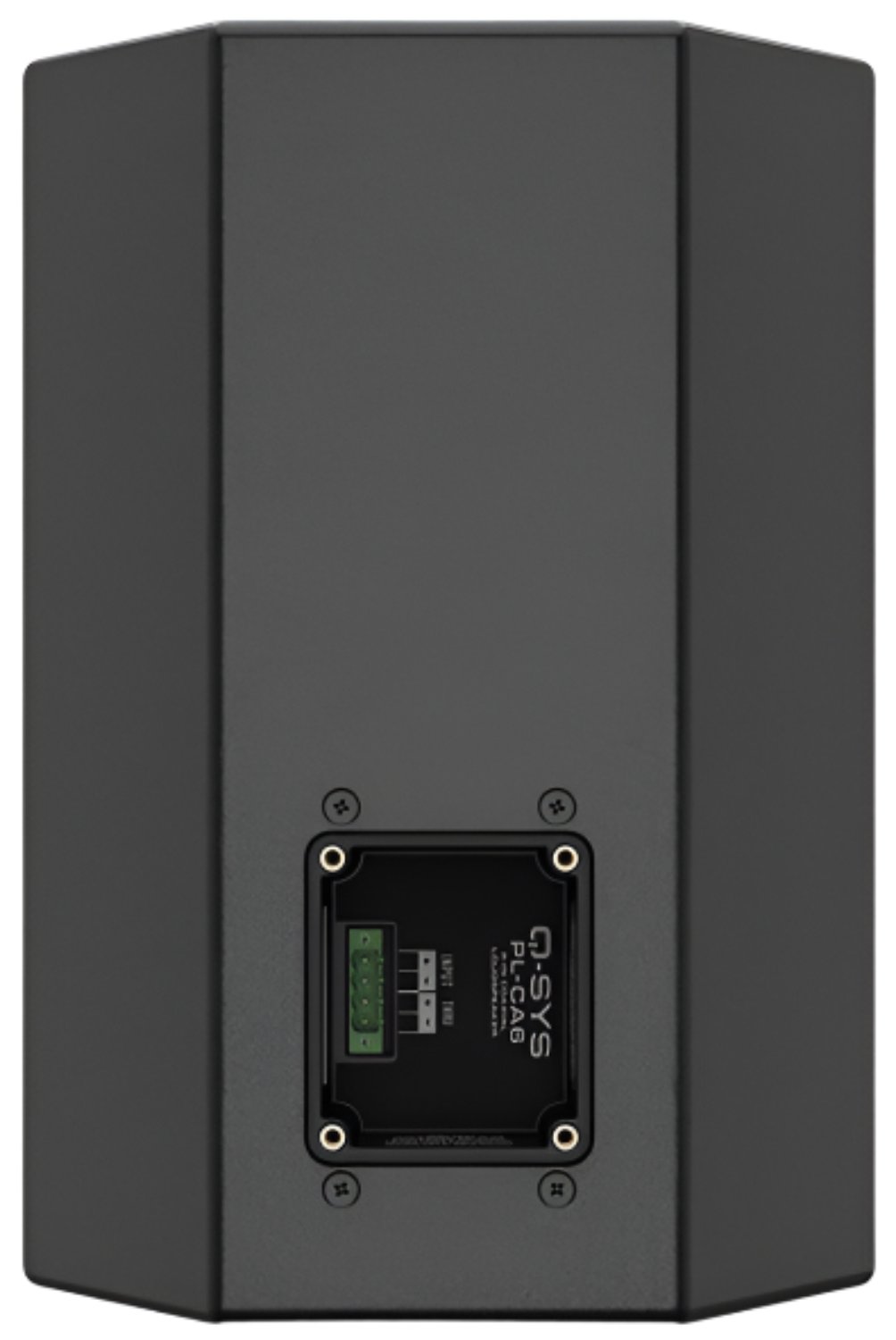 Q-SYS PL-CA6 6 Inch Two-way Passive Coaxial Loudspeaker - Black