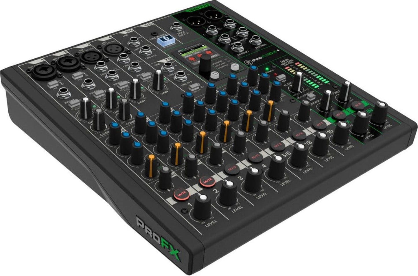 Mackie ProFX10v3+ 10-Channel Analog Mixer with Enhanced FX/USB Recording Modes/Bluetooth