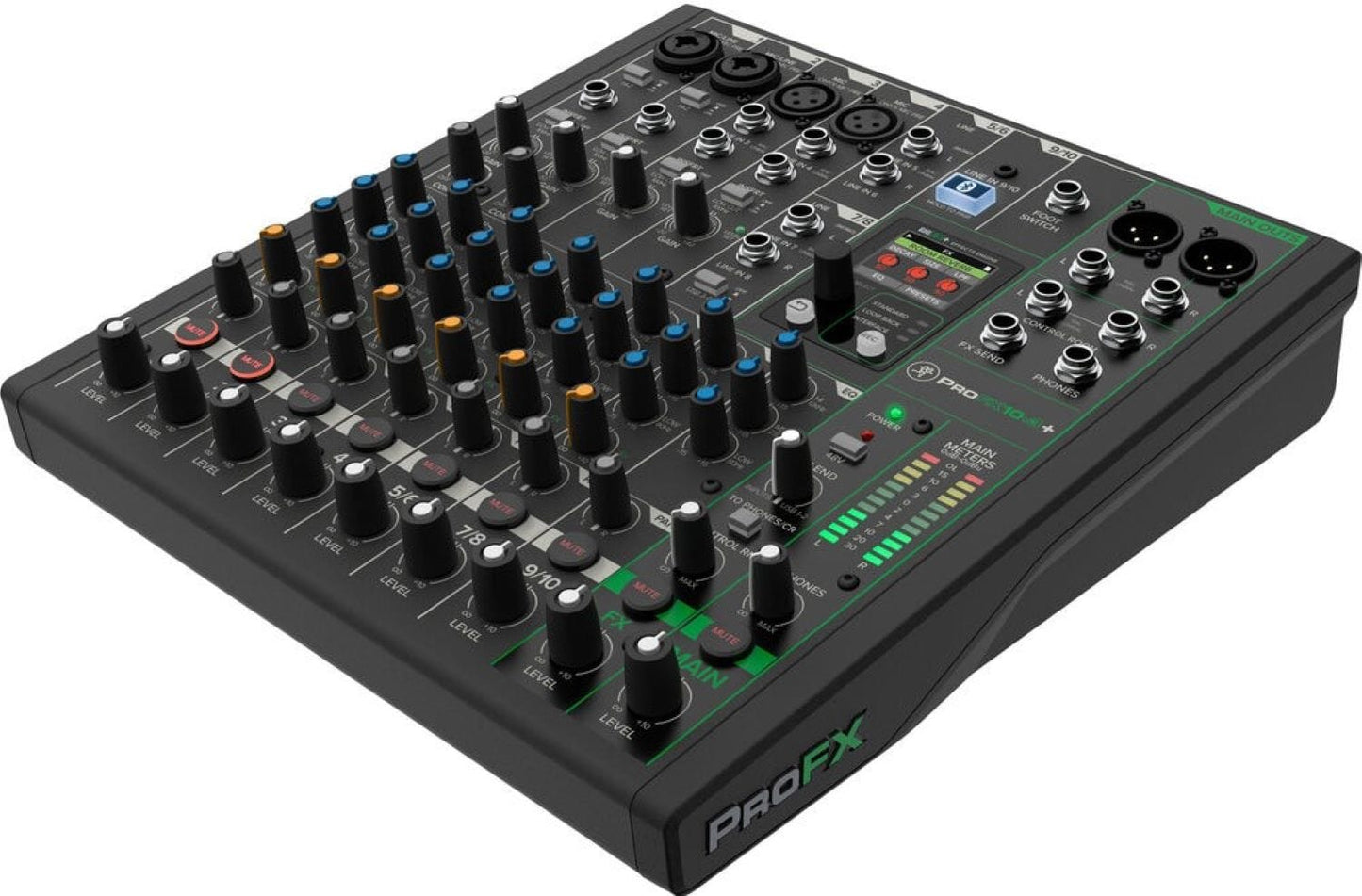 Mackie ProFX10v3+ 10-Channel Analog Mixer with Enhanced FX/USB Recording Modes/Bluetooth