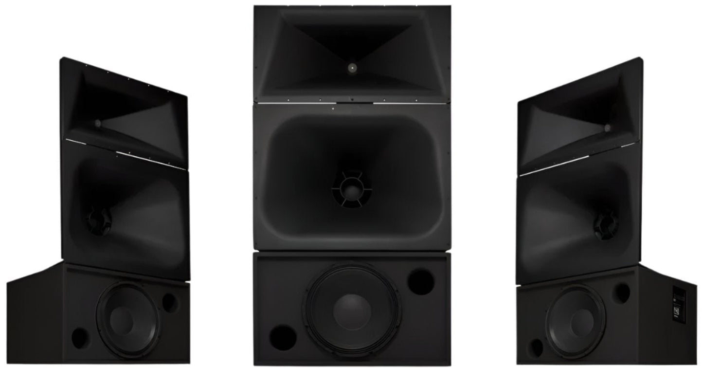 Q-SYS SC-413C Bi or Tri-Amp 3-Way 1x15-inch Cinema Loudspeaker System with LF-4115 and MH-1075C