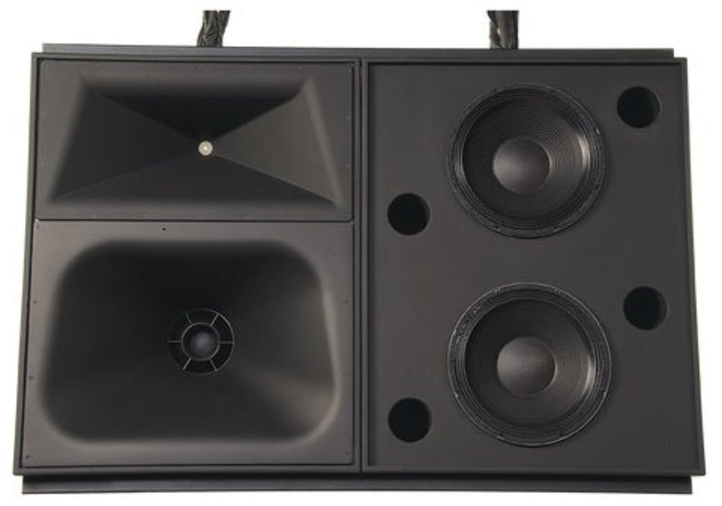 Q-SYS SC-424-8F Tri-Amp 4-Way 2x15-inch Cinema Loudspeaker System with LF-4215-8F and MHV-1090F