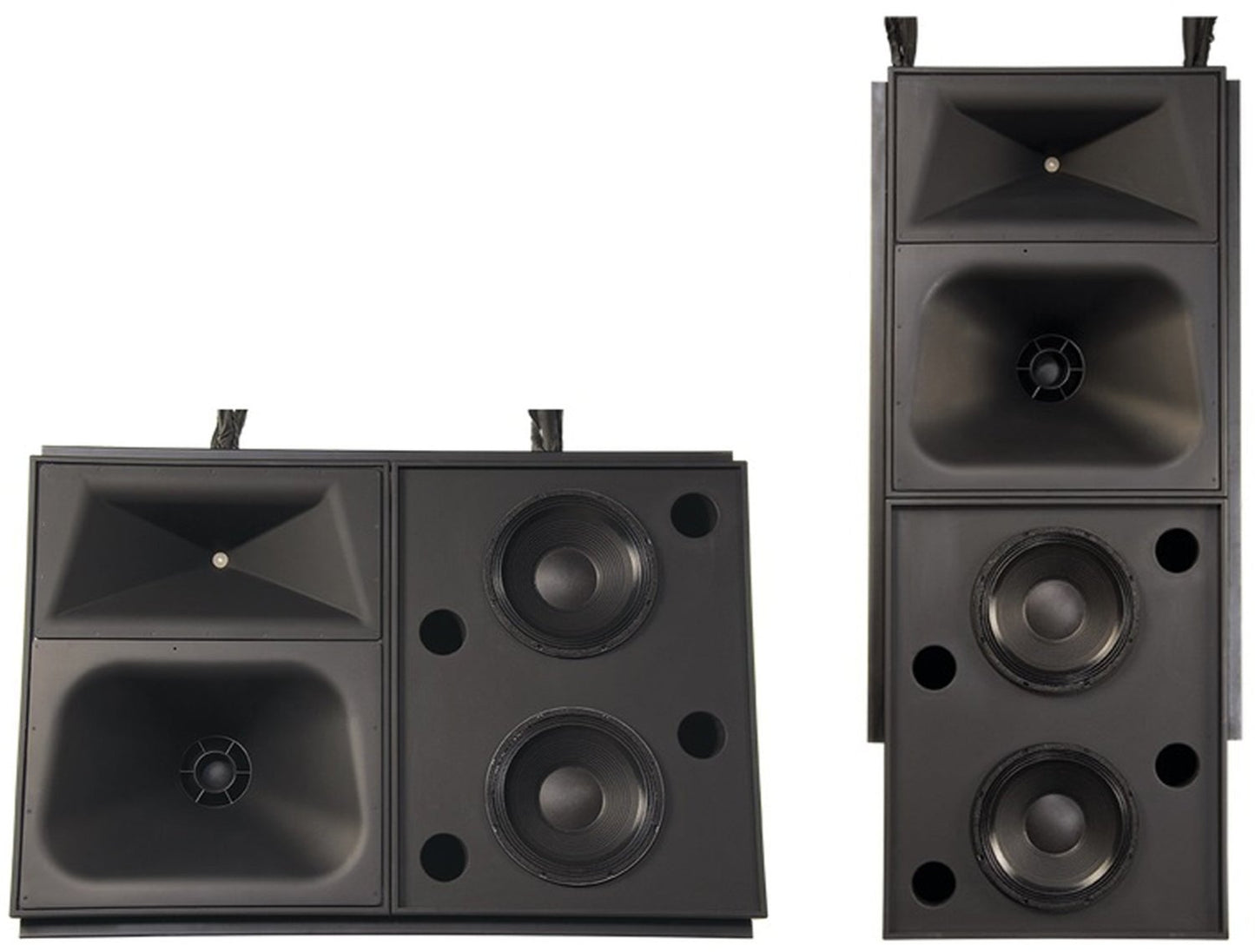 Q-SYS SC-424-8F Tri-Amp 4-Way 2x15-inch Cinema Loudspeaker System with LF-4215-8F and MHV-1090F