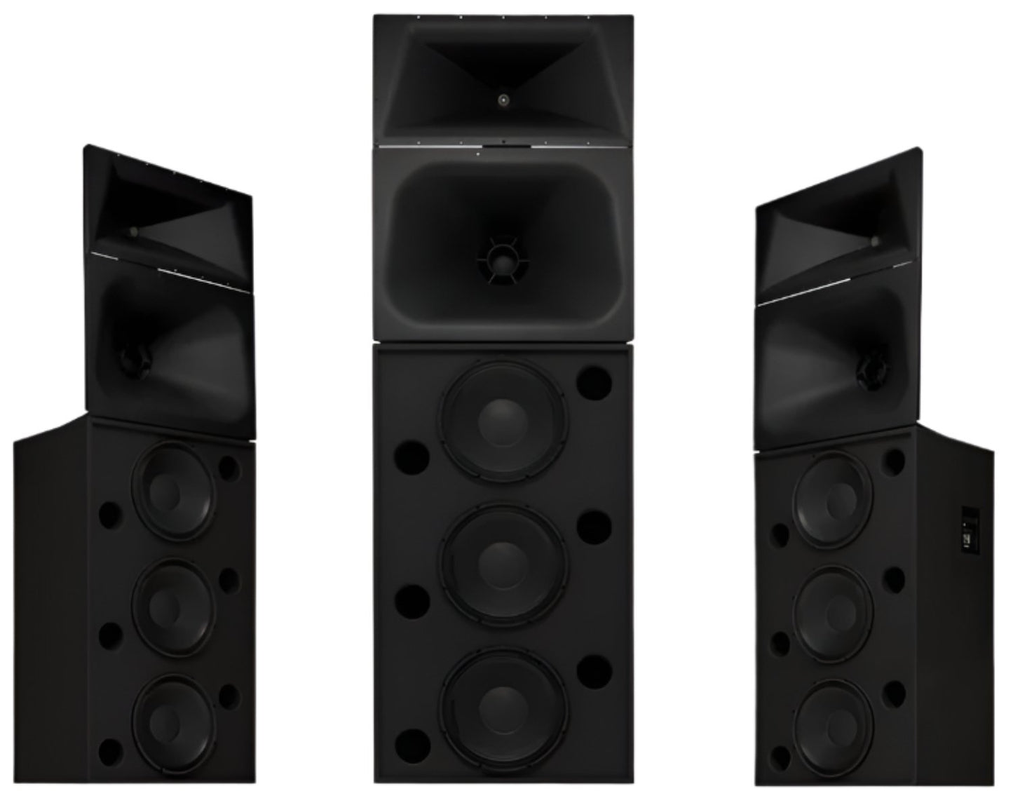 Q-SYS SC-434 Tri or Quad-Amp 4-Way 3x15-inch Cinema Loudspeaker System with LF-4315 and MHV-1090