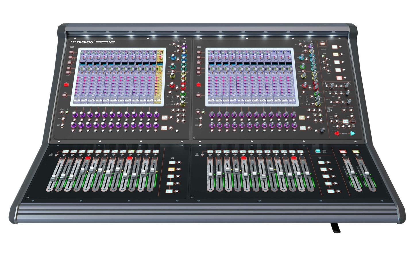 DiGiCo SD12 96-Input Digital Mixing Console SD Package - MADI and One Multi-Mode Optics HMA