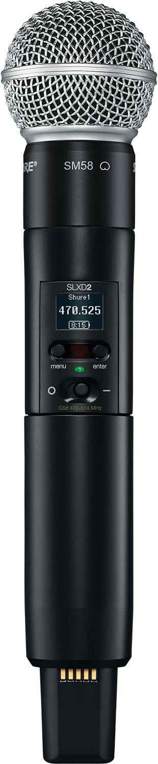 Shure SLXD24/SM58 G58 Wireless Vocal System with SM58 Microphone Capsule - G58 Band