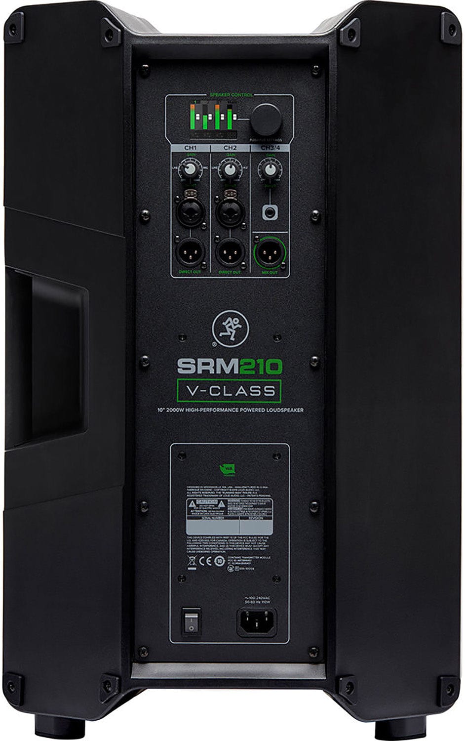 Mackie SRM210 V-Class 10-Inch 2000 Watt High-Performance Powered Loudspeaker