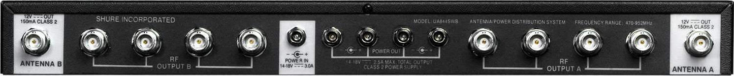 Shure UA844 Plus SWB UHF Antenna Distribution System