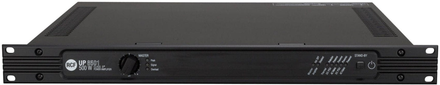 RCF UP 8501 Power Amplifier - 500 Watt - Class D (70V/ 4 Ohm/ 2 Inputs Per Channel)