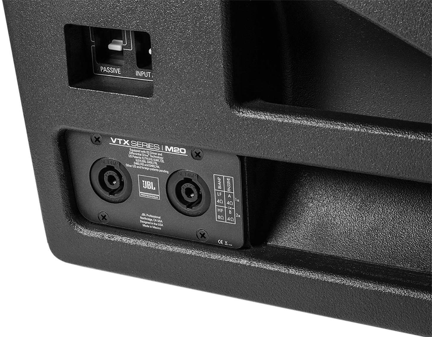 JBL VTX-M20 Dual 10-Inch Low-Profile Stage Monitor 2-Way 60 X 60 Degree Coverage