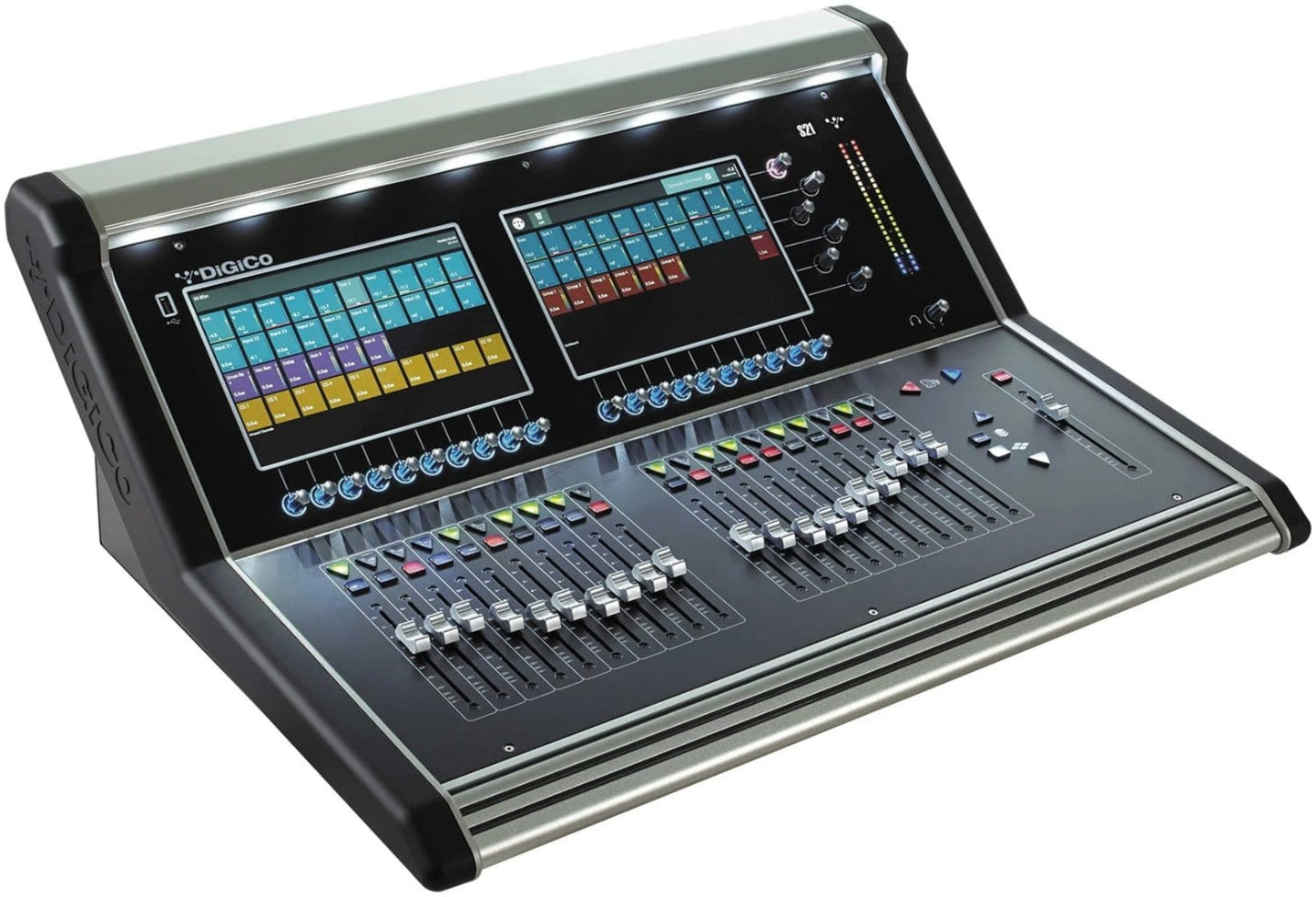 DiGiCo S21 Rack Pack with S21 Digital Console / x3 A164D-W-L Racks / Live Stage48 DANTE