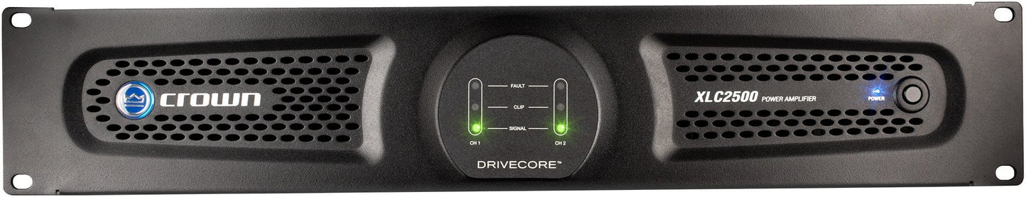 Crown XLC2500 2-Channel Power Amp w/ DriveCore Technology