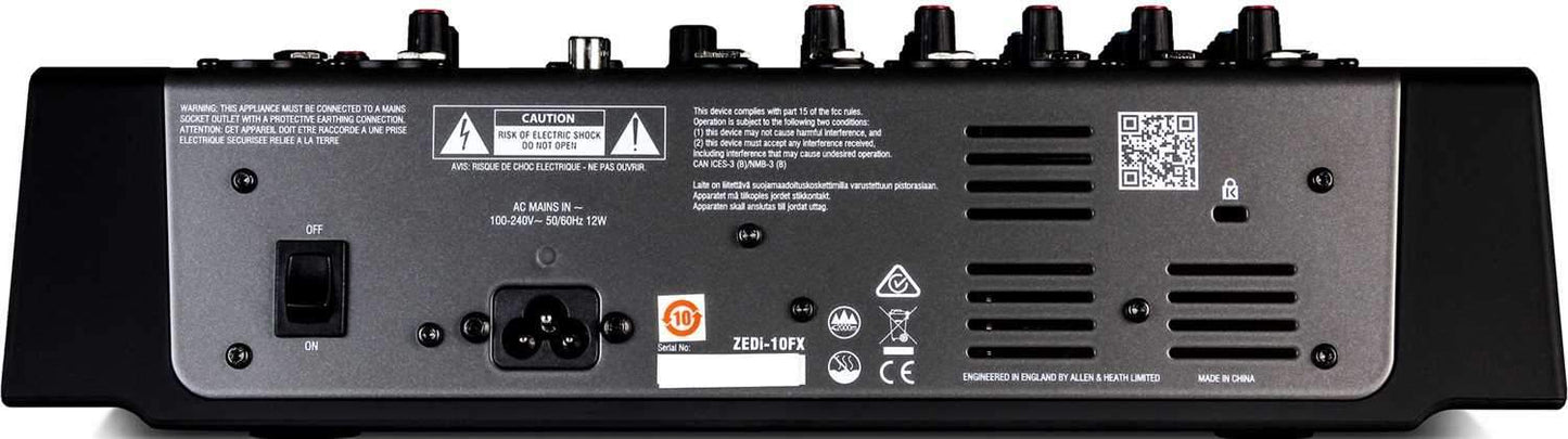 Allen & Heath ZEDI10FX 10-Channel Mixer