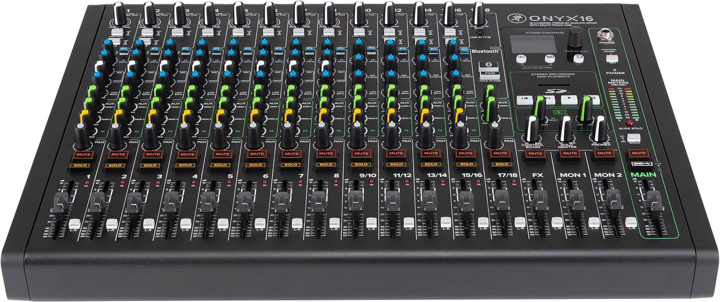 Mackie Onyx16 16-Channel Analog Mixer w/ Multi-Track USB
