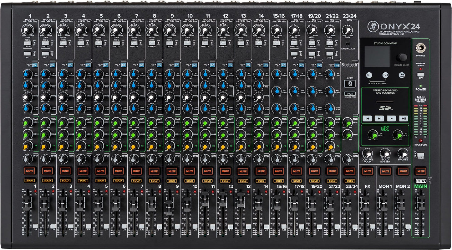 Mackie Onyx24 24-Channel Analog Mixer w/ Multi-Track USB