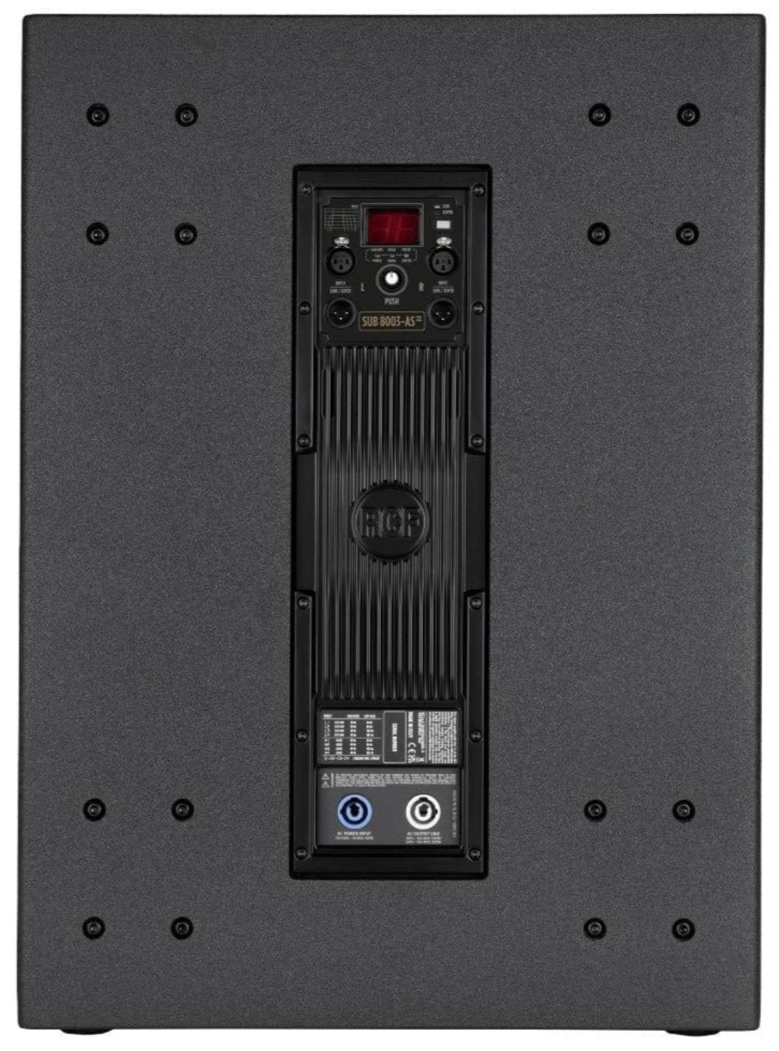 RCF SUB 8003-AS MK3 Active 2200 Watt 18 inch Powered Subwoofer - Black