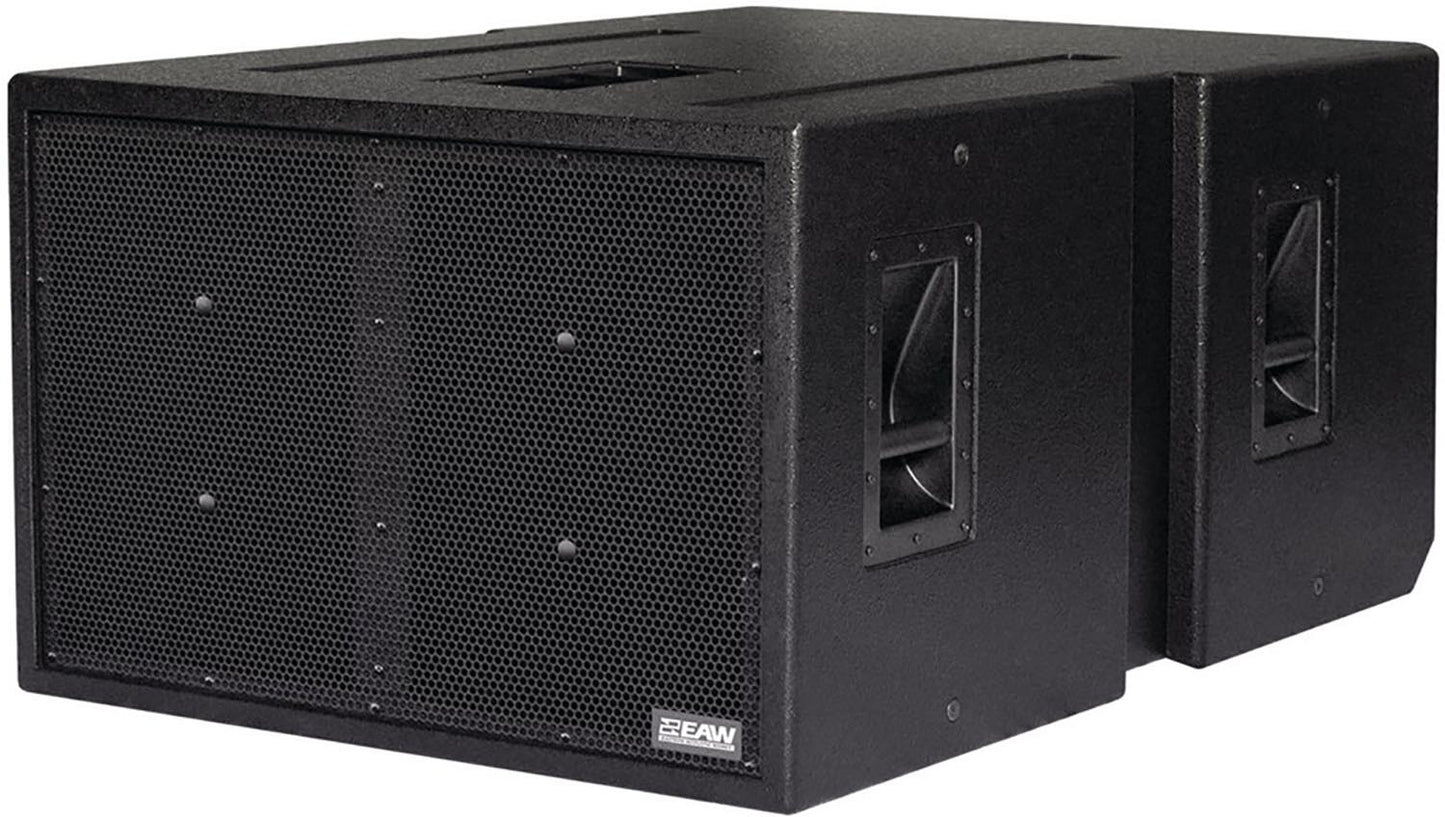 EAW 2034365-90 SB2001 Compact 2x 21-Inch Subwoofer - Black