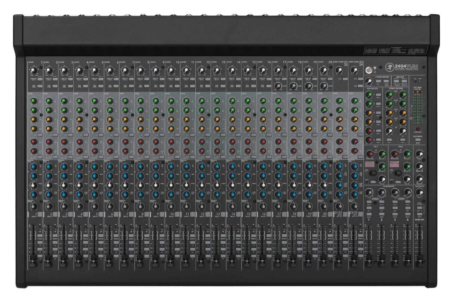 Mackie 2404 VLZ4 24 Ch 4 Bus PA Mixer w USB & FX