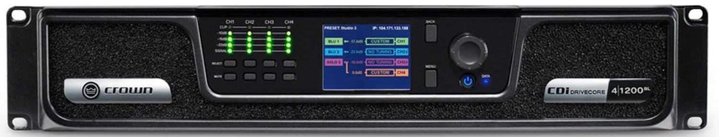 Crown CDi DriveCore 4-Channel 1200W Power Amplifier with BLU Link