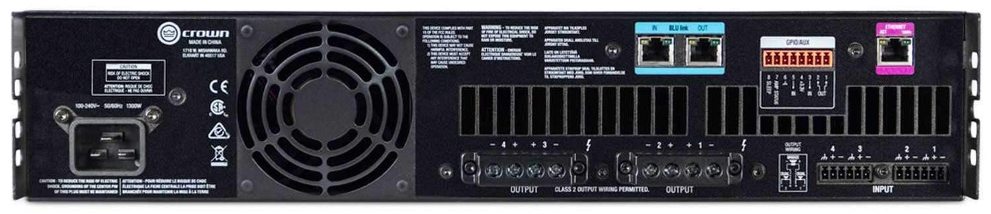 Crown CDi DriveCore 4-Channel 1200W Power Amplifier with BLU Link