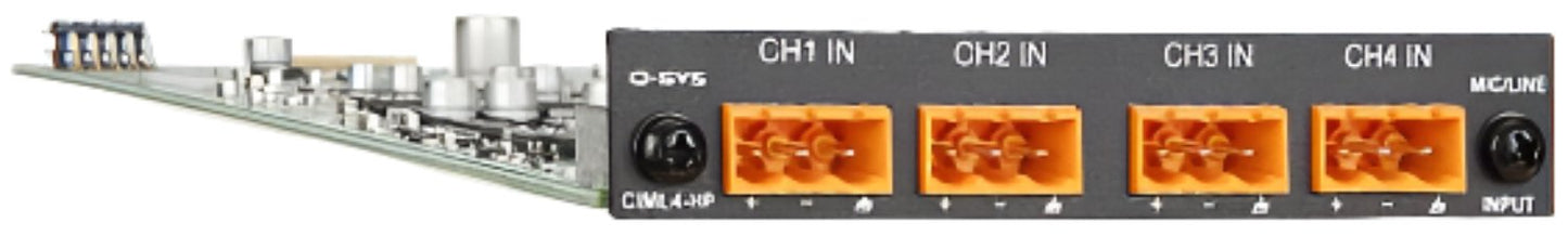 Q-SYS CIML4-HP 4-Channel High Performance Mic/Line Analog Input Card