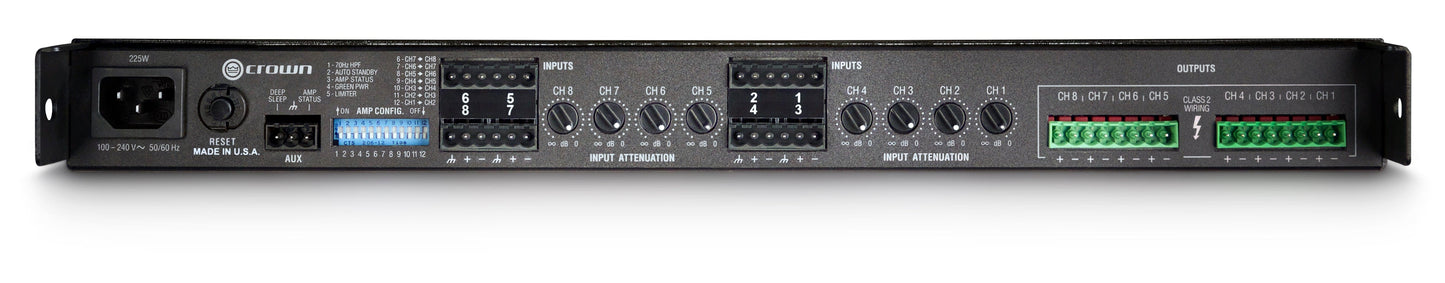 Crown CT875 DriveCore 8-Channel Rackmount Power Amplifier
