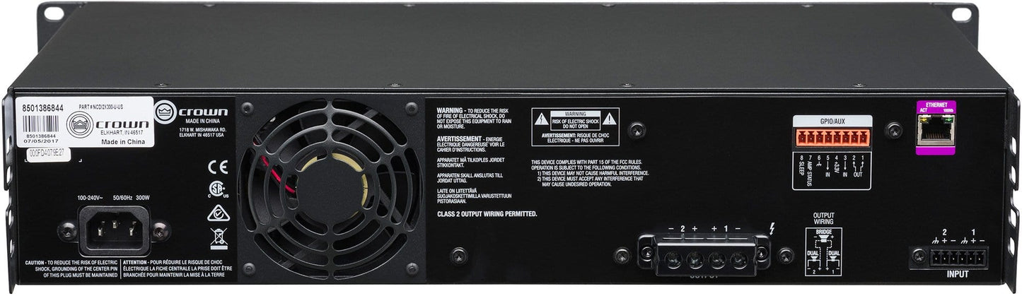 Crown CDi2x300 2-Channel 300-Watt Power Amplifier